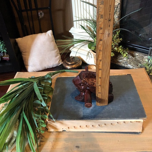 Thai Wooden Frog Carved Handcrafted, Thailand - Picture 8 of 9